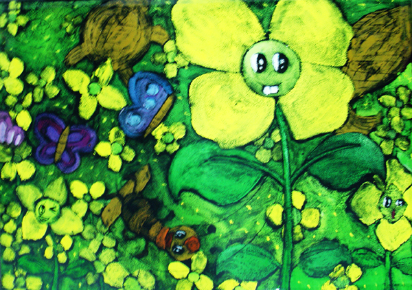 儿童画展-し2012'仙居油菜花节·仙居网