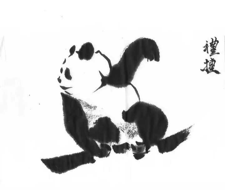 冰墩墩成新晋顶流杭州这只超萌的水墨功夫熊猫是不是也能原地出道