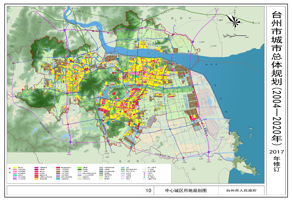 台州高铁新区规划图图片